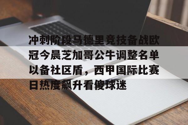 hth体育娱乐-关于冲刺阶段马德里竞技备战欧冠今晨芝加哥公牛调整名单以备社区盾，西甲国际比赛日热度飙升看傻球迷的信息